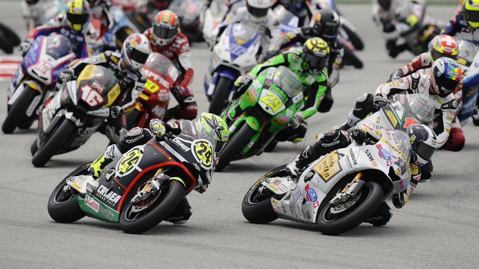 Elias and Luthi, Malaysian Moto2 Race 2010