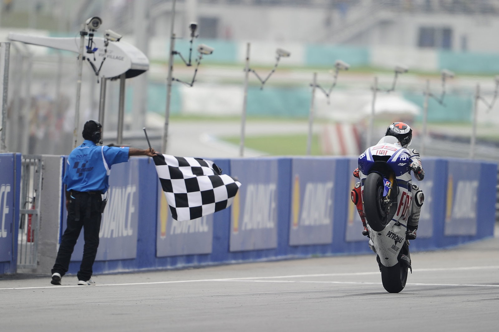 Lorenzo, 2010 MotoGP World Champion, Malaysian MotoGP Race 2010