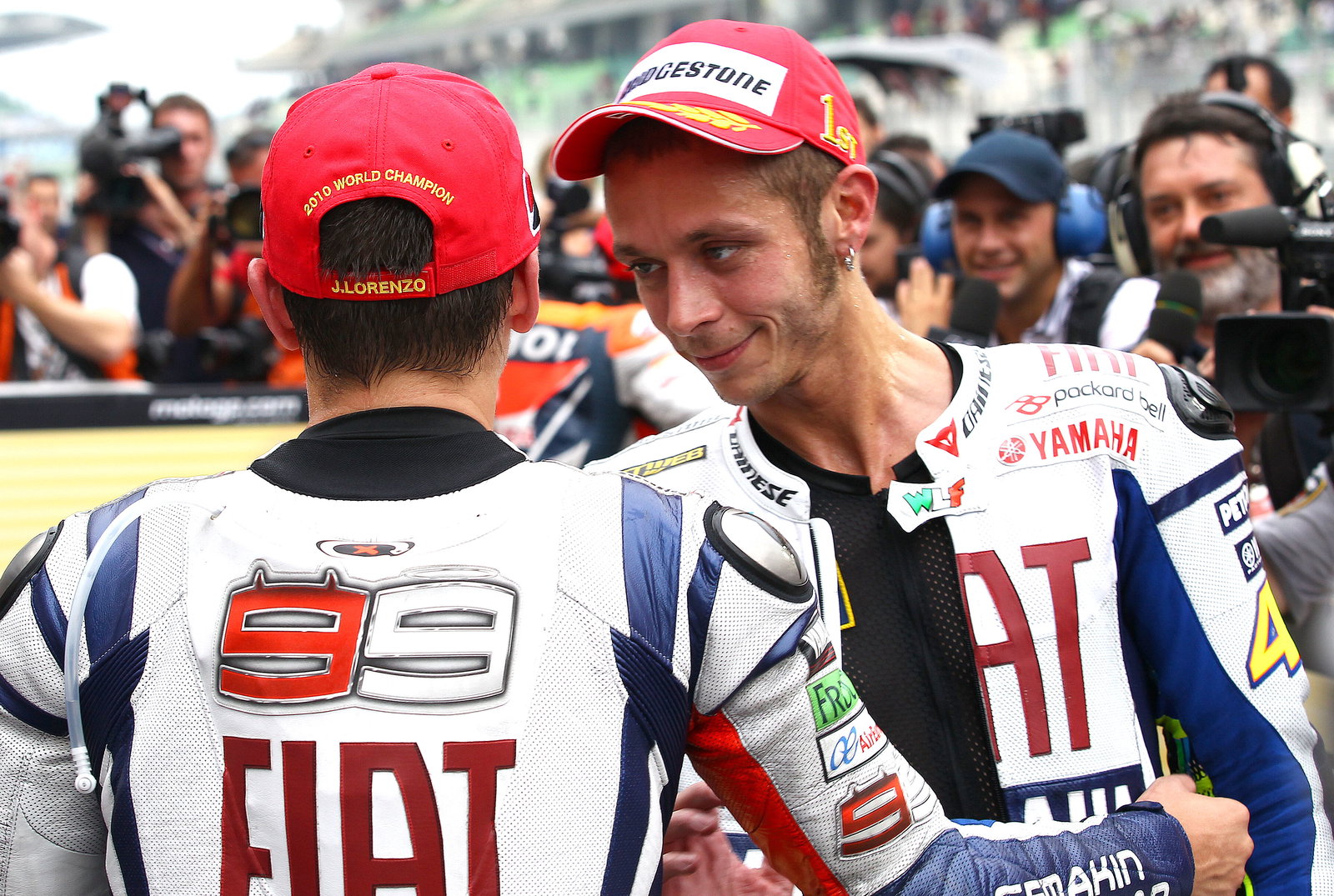 Lorenzo and Rossi, Malaysian MotoGP 2010