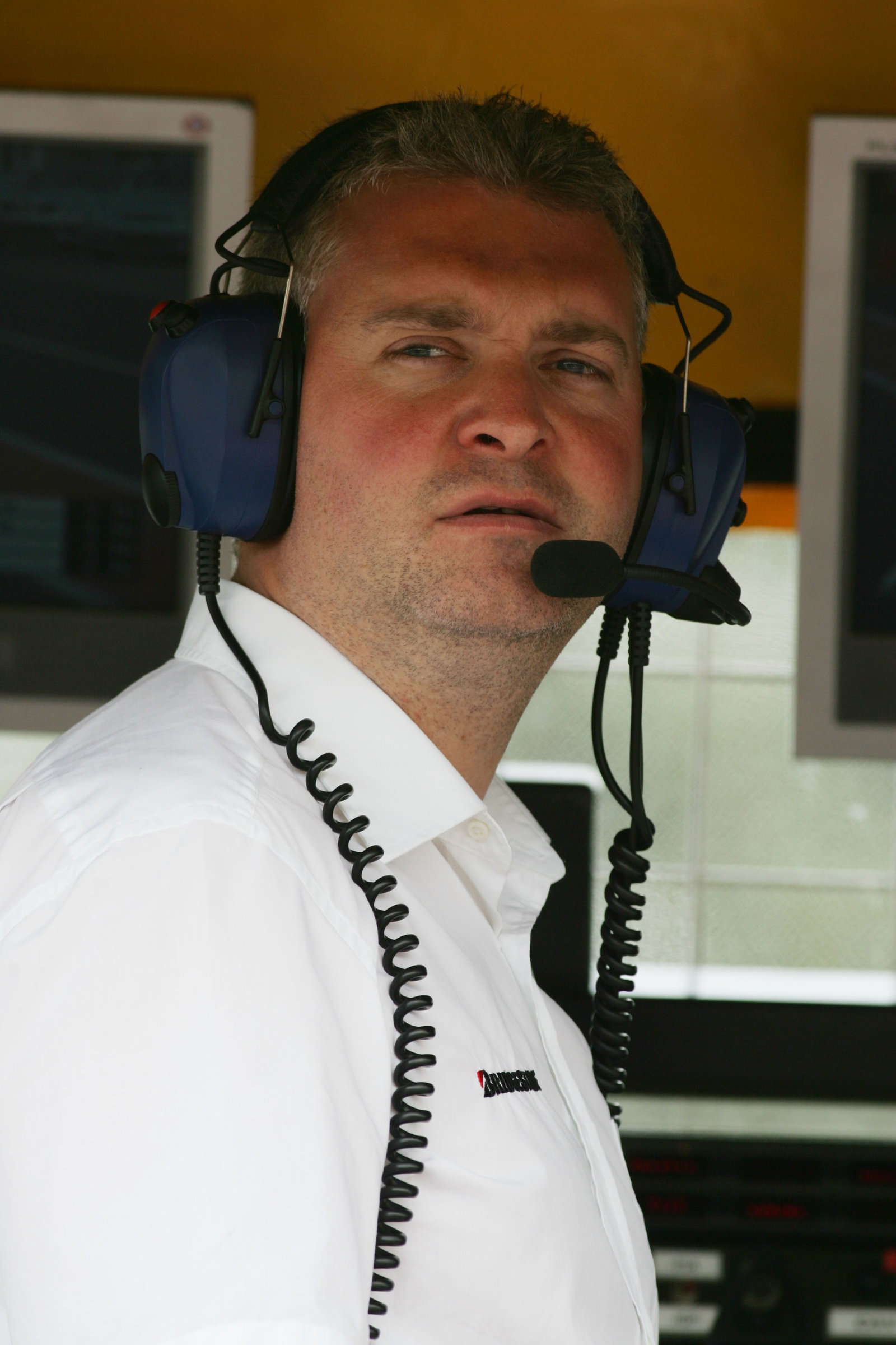 Jordan sporting director Adrian Burgess at the Canadian Grand Prix