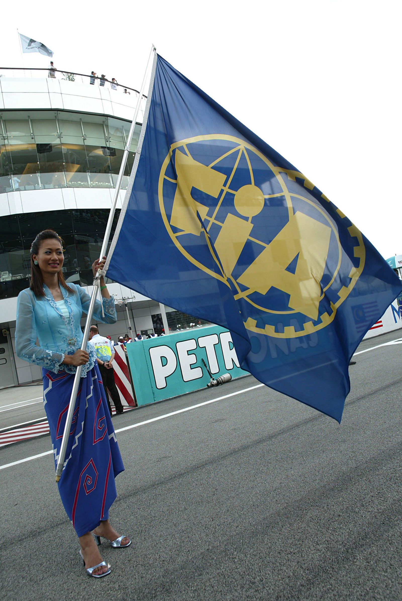 Grid girl at the Malaysian GP