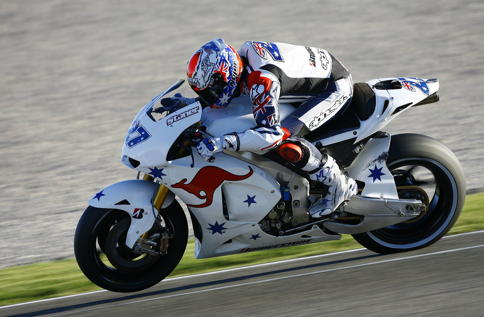 Stoner, Valencia MotoGP test, November 2010