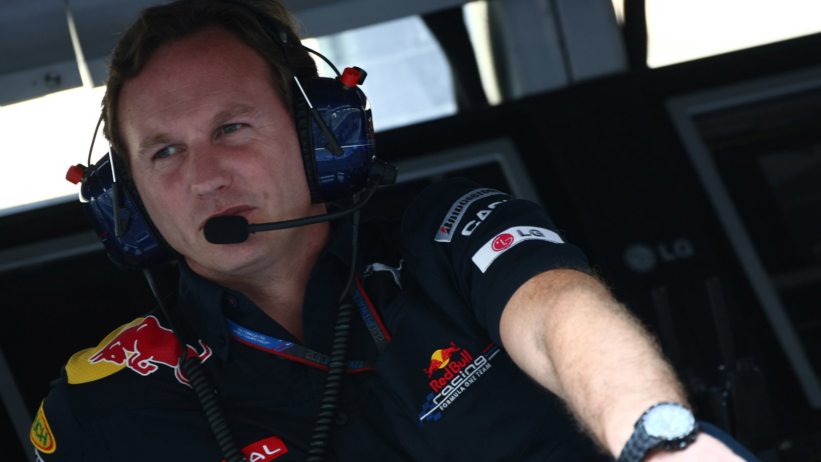 Friday Practice 1, Christian Horner (GBR), Red Bull Racing, Sporting Director