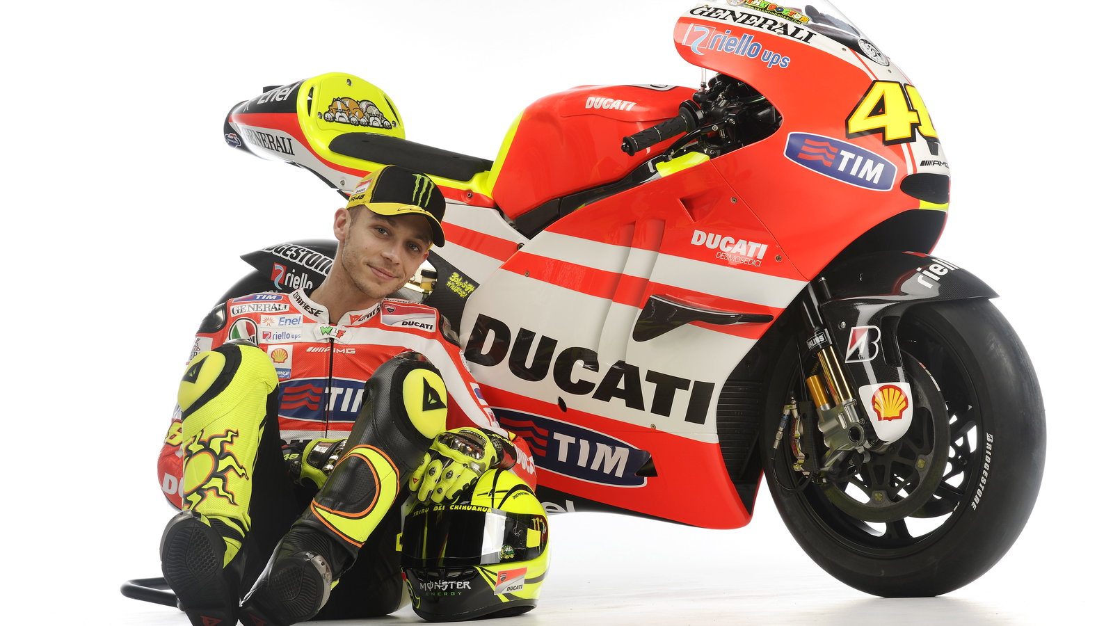 Rossi, January 2011. Image courtesy of Ducati