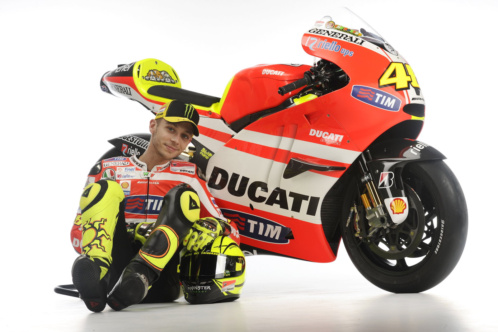 Rossi, January 2011. Image courtesy of Ducati