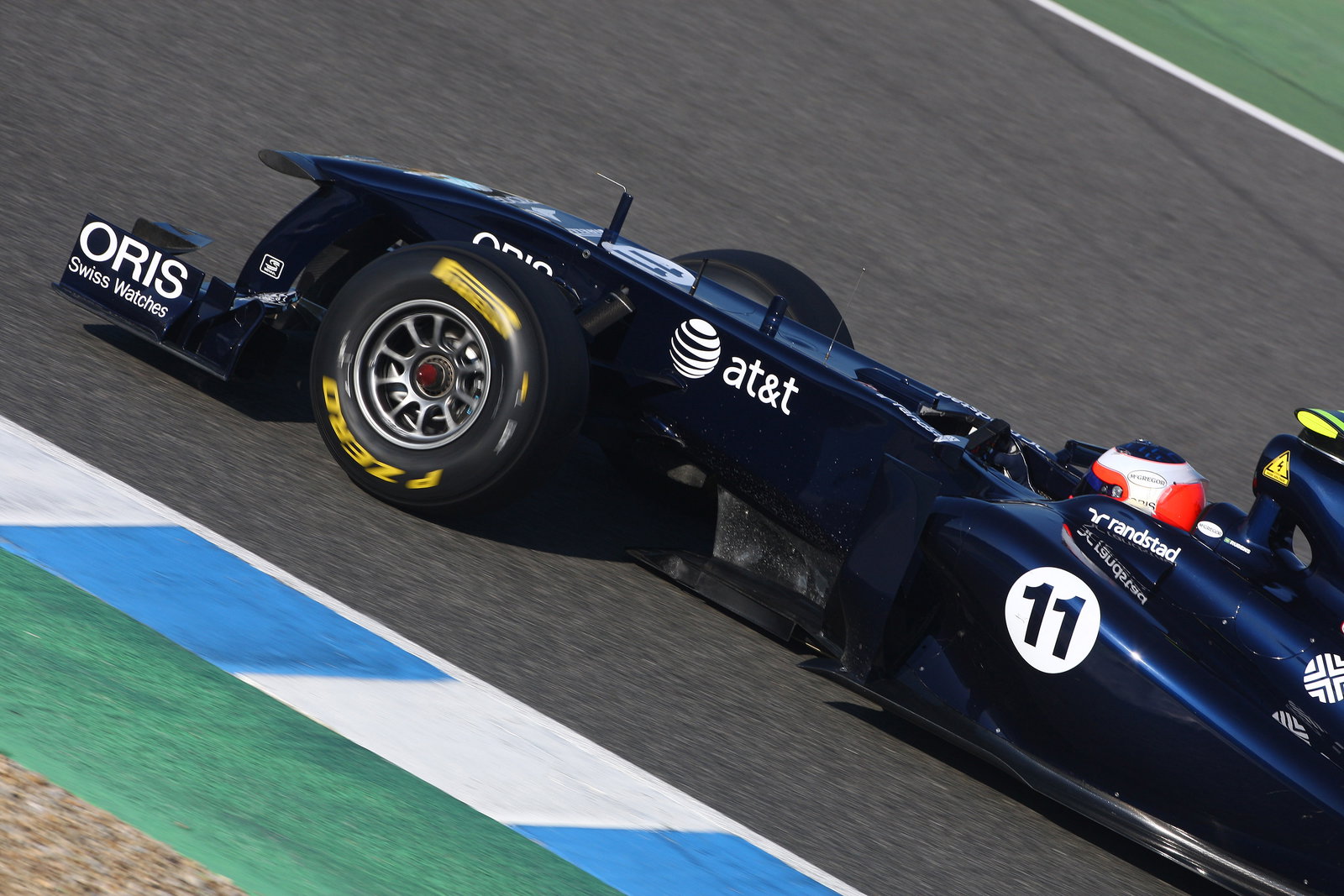 12.02.2011- Rubens Barrichello (BRA), Williams FW33