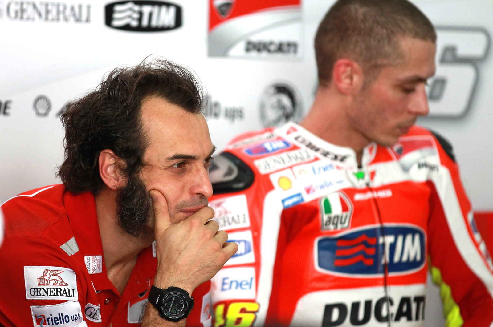 Guareschi and Rossi, Sepang MotoGP tests, 22-24 February 2011