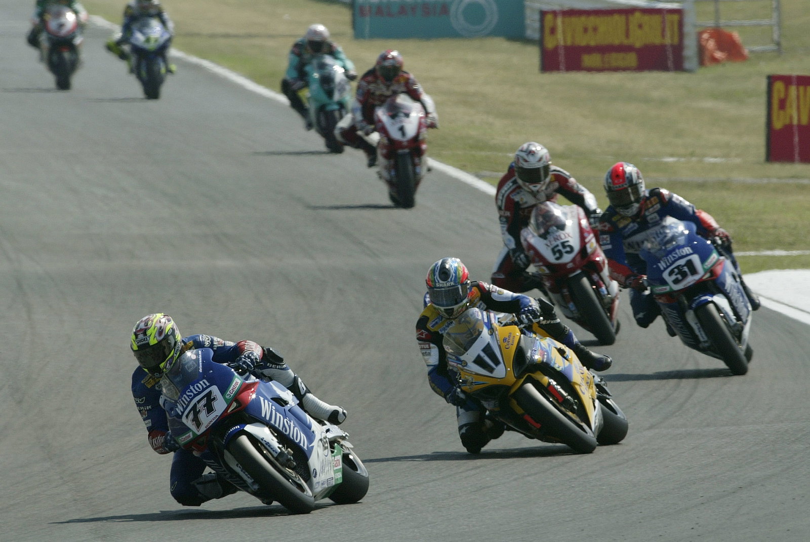 Vermeulen Leads Corser et al, WSBK Race 2 Misano, 2005