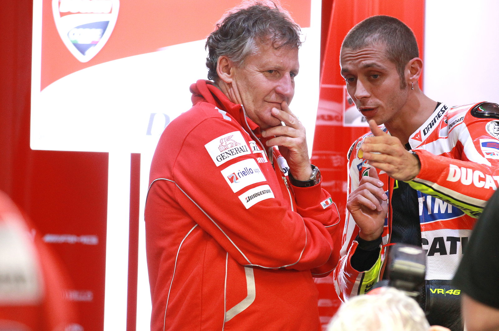 Burgess and Rossi, Qatar MotoGP 2011