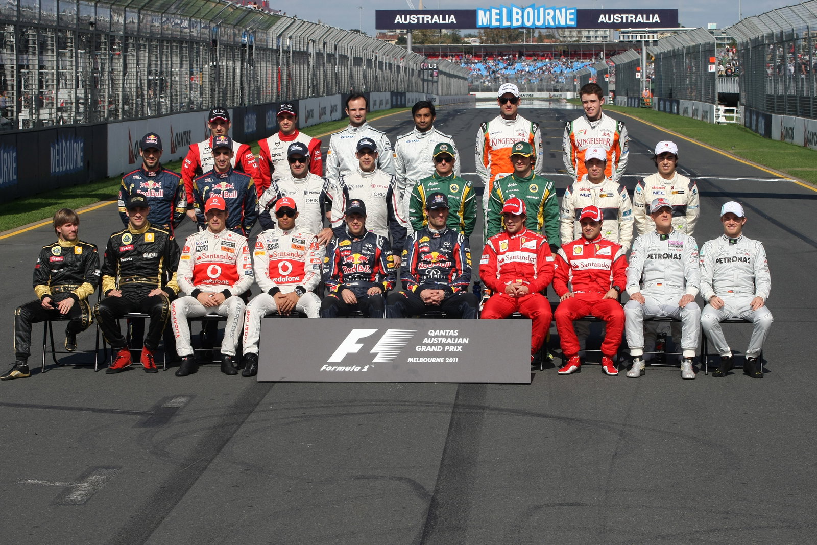 27.03.2011- 2011 F1 Drivers