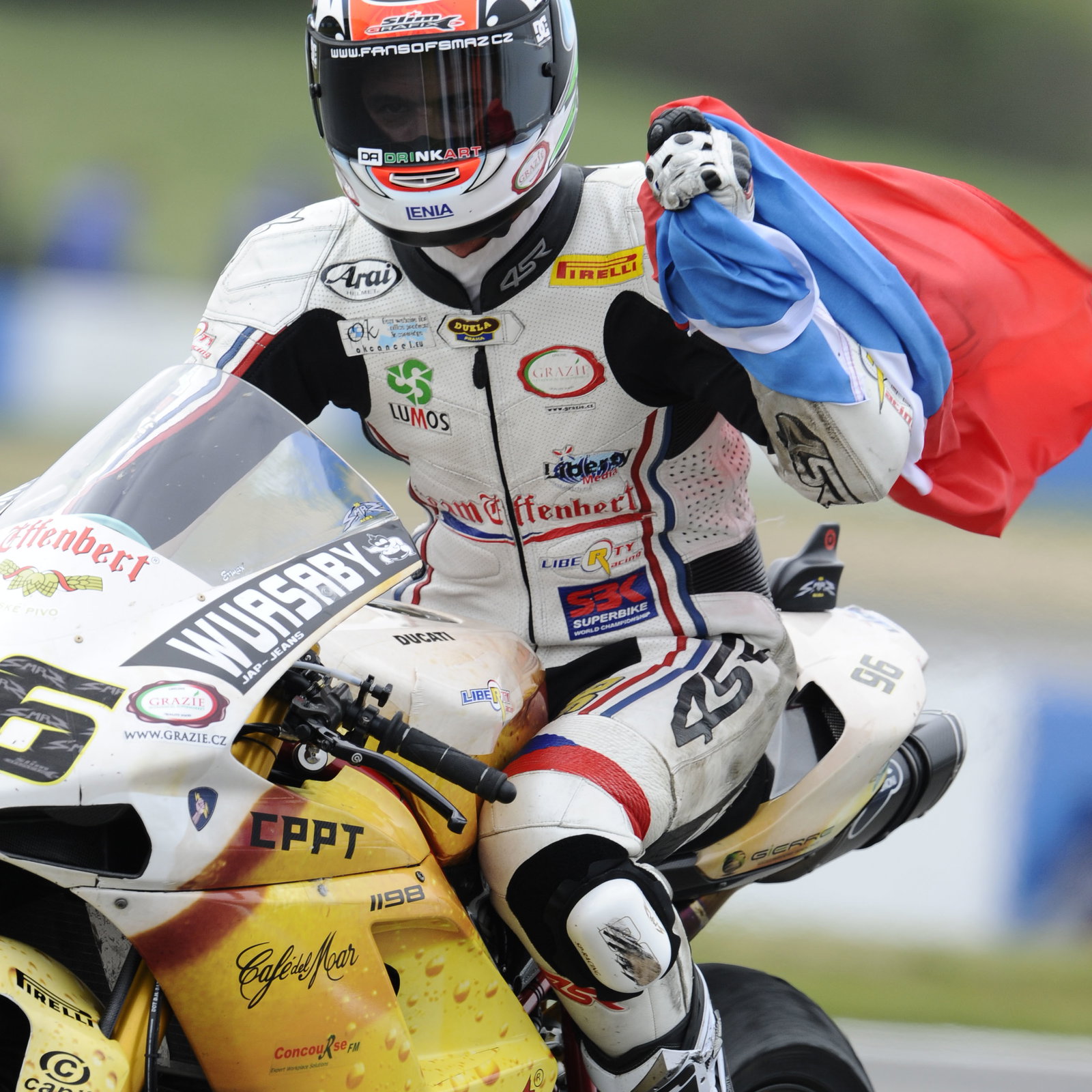 Smrz, Donington WSBK Race 1 2011