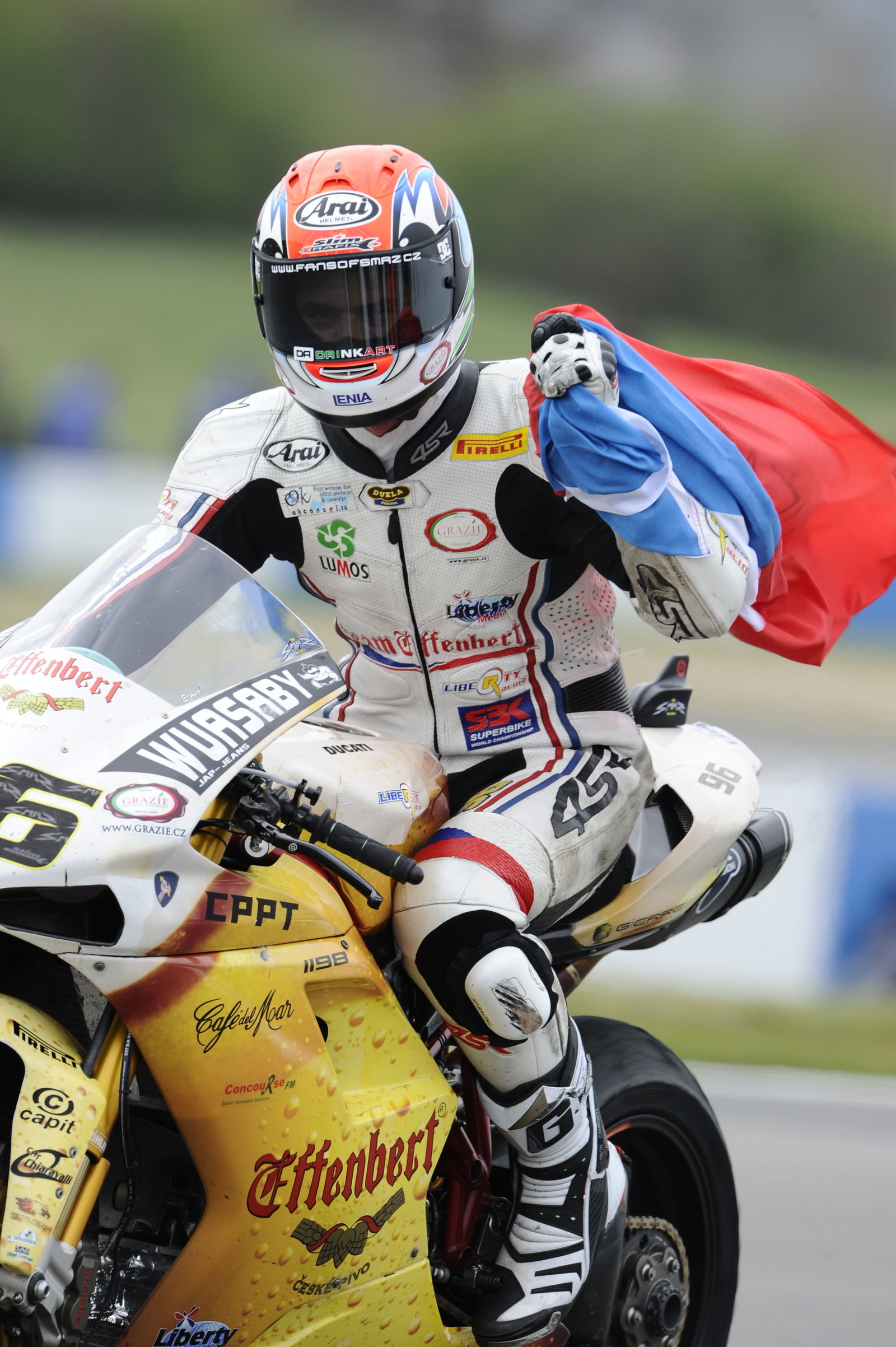 Smrz, Donington WSBK Race 1 2011