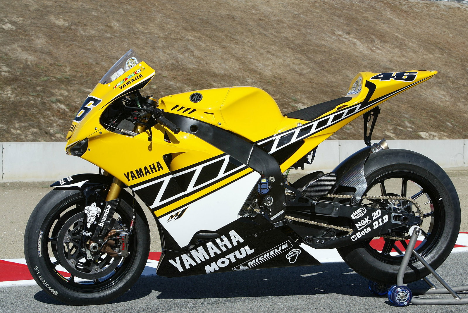 Rossi`s 50th anniversary Yamaha YZR-M1, USA MotoGP, 2005