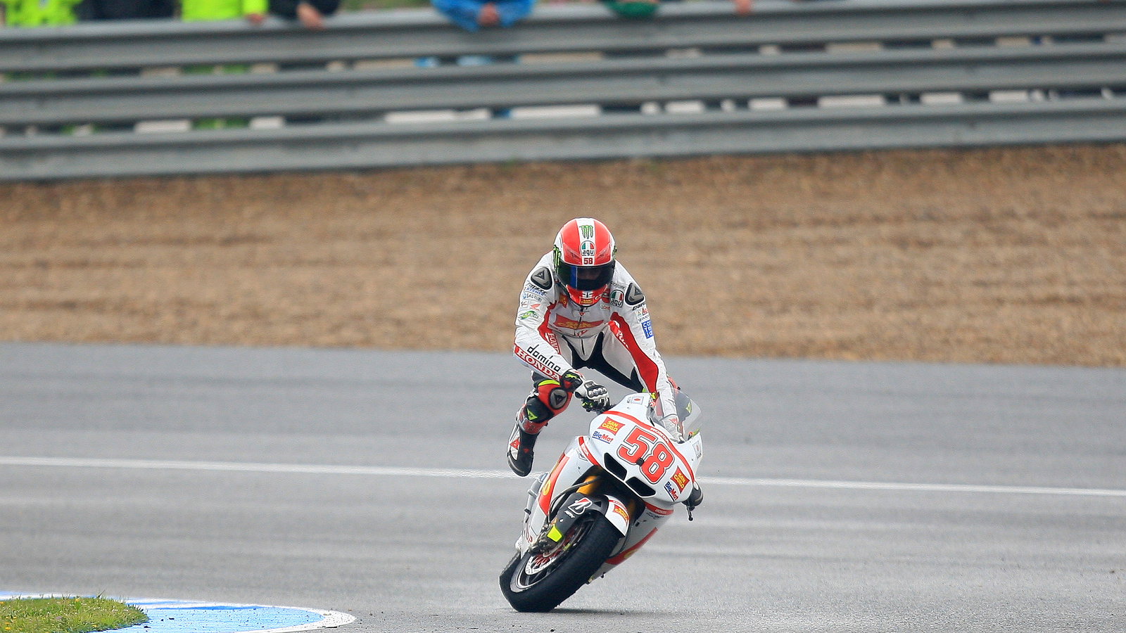 Simoncelli crash, Spanish MotoGP 2011