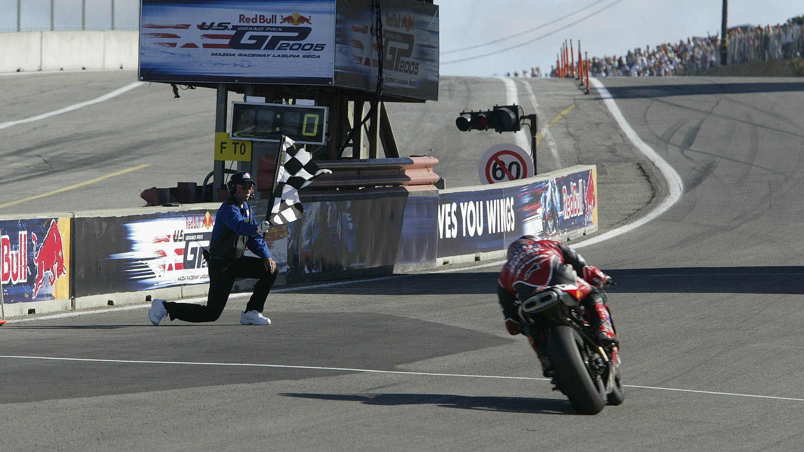Eric Bostrom Wins, AMA Superbikes Race Laguna Seca, 2005