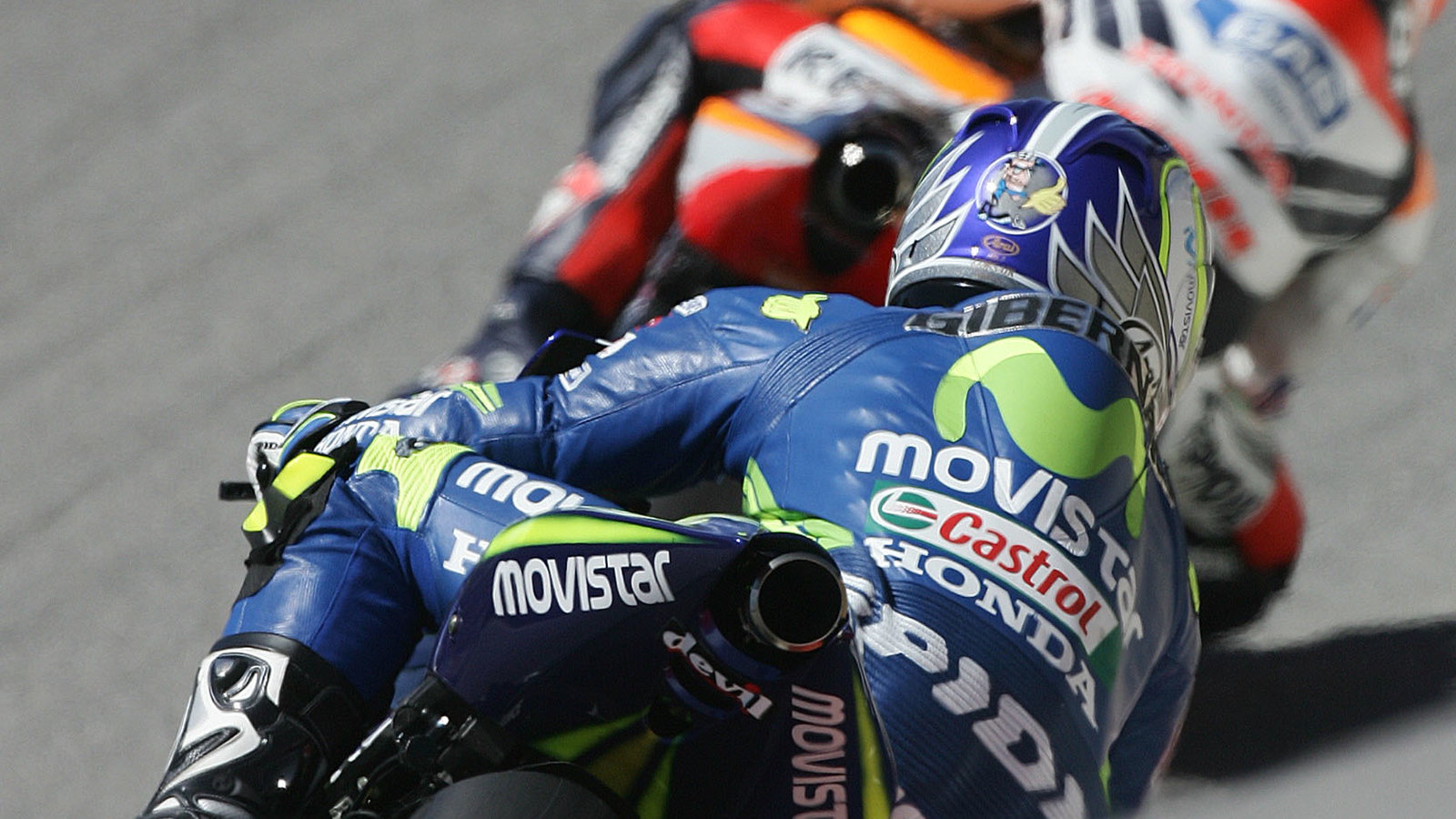 Gibernau, Biaggi, U.S.MotoGP, 2005
