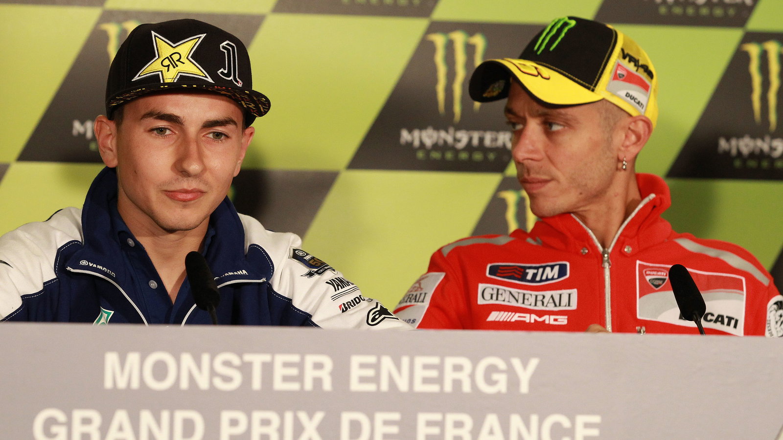 Lorenzo and Rossi, French MotoGP 2011