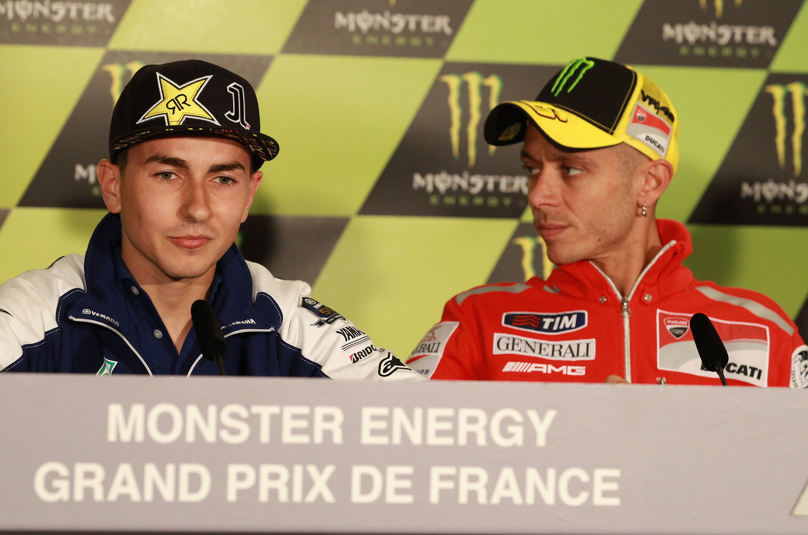 Lorenzo and Rossi, French MotoGP 2011