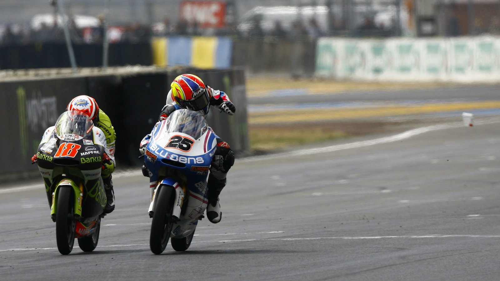 Terol and Vinales, French 125 MotoGP 2011