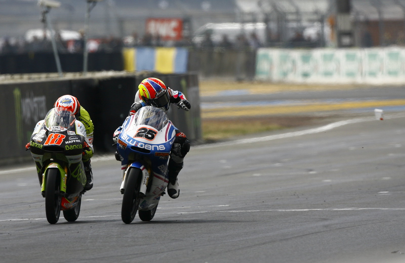 Terol and Vinales, French 125 MotoGP 2011