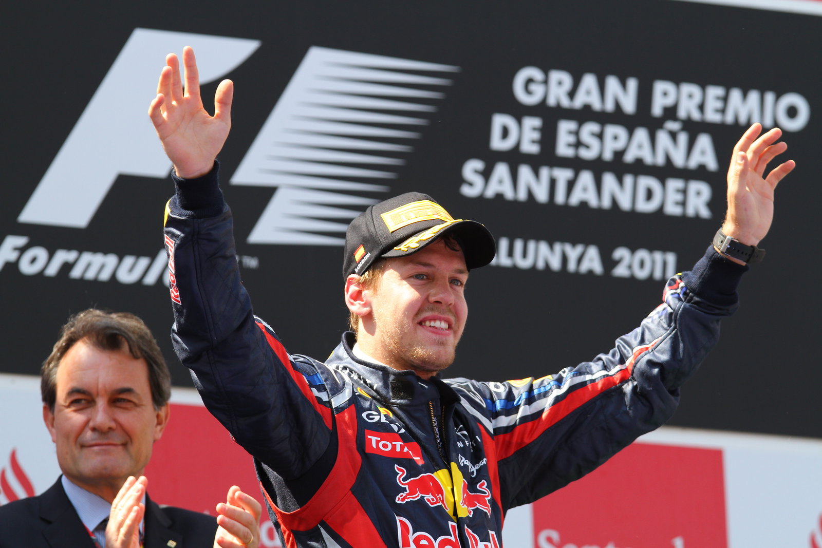 22.05.2011- Race, Sebastian Vettel (GER), Red Bull Racing, RB7 race winner