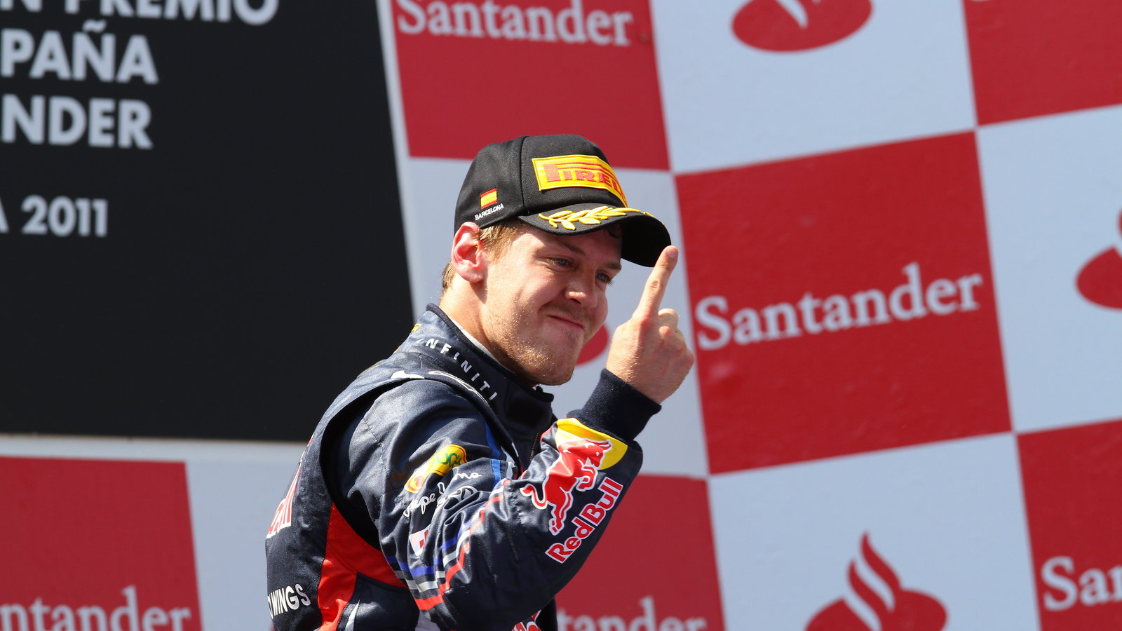 22.05.2011- Race, Sebastian Vettel (GER), Red Bull Racing, RB7 race winner
