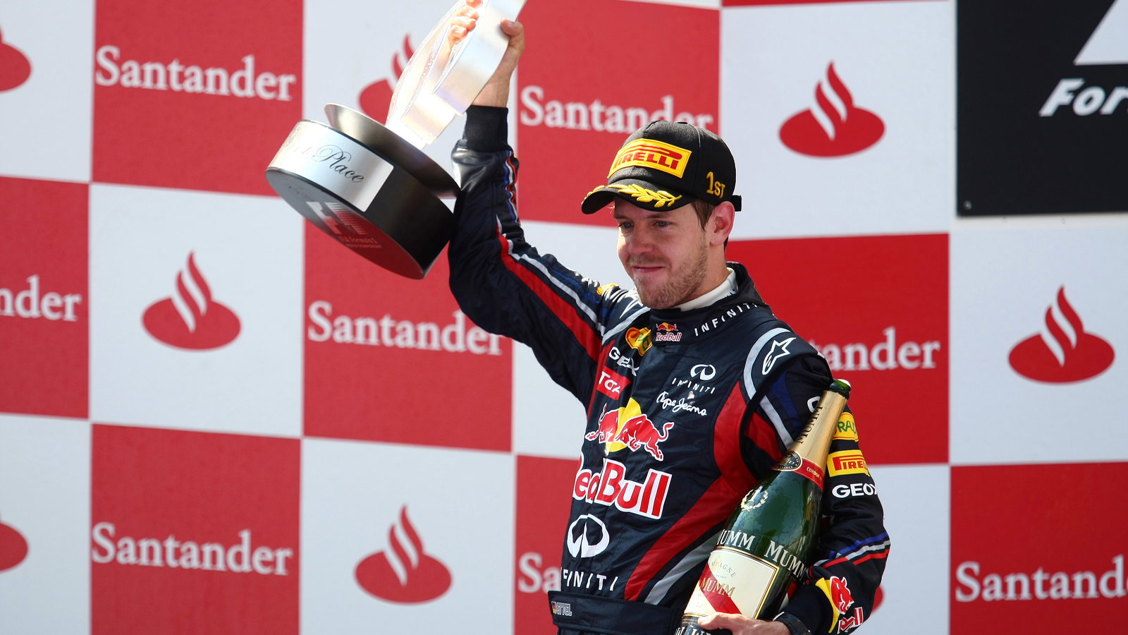 22.05.2011- Race, Sebastian Vettel (GER), Red Bull Racing, RB7 race winner