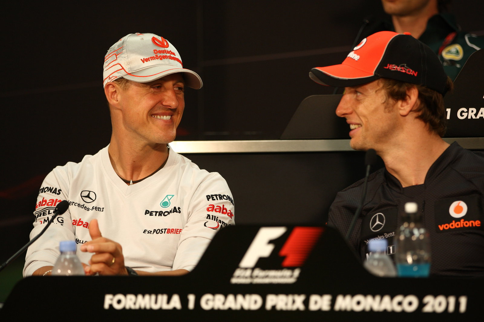 25.05.2011- Press conference, Michael Schumacher (GER), Mercedes GP Petronas F1 Team, MGP W02 and Je