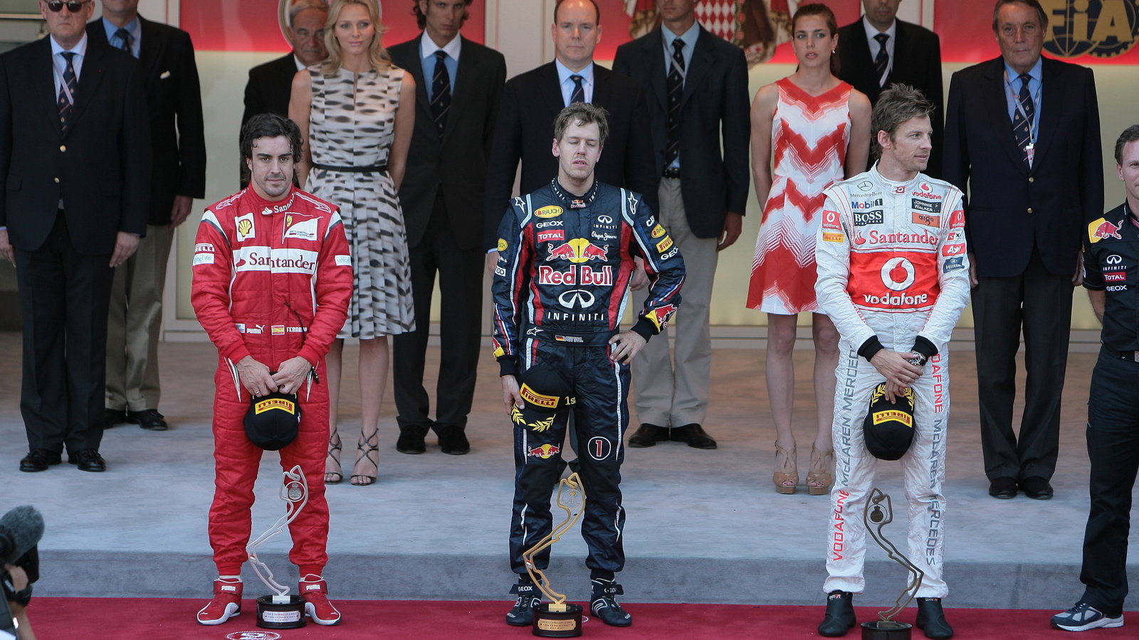 29.05.2011- Race, Sebastian Vettel (GER), Red Bull Racing, RB7 race winner, Fernando Alonso (ESP), S