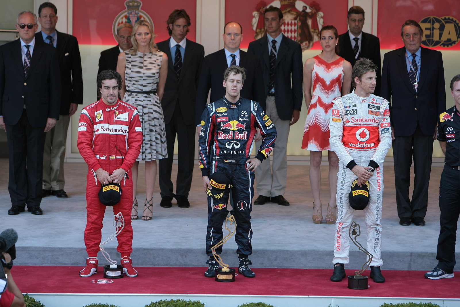 29.05.2011- Race, Sebastian Vettel (GER), Red Bull Racing, RB7 race winner, Fernando Alonso (ESP), S
