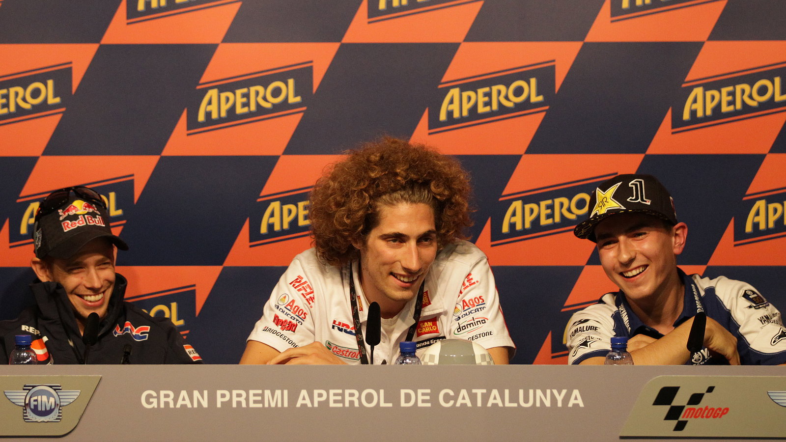 Stoner, Simoncelli, Lorenzo, Catalunya MotoGP 2011