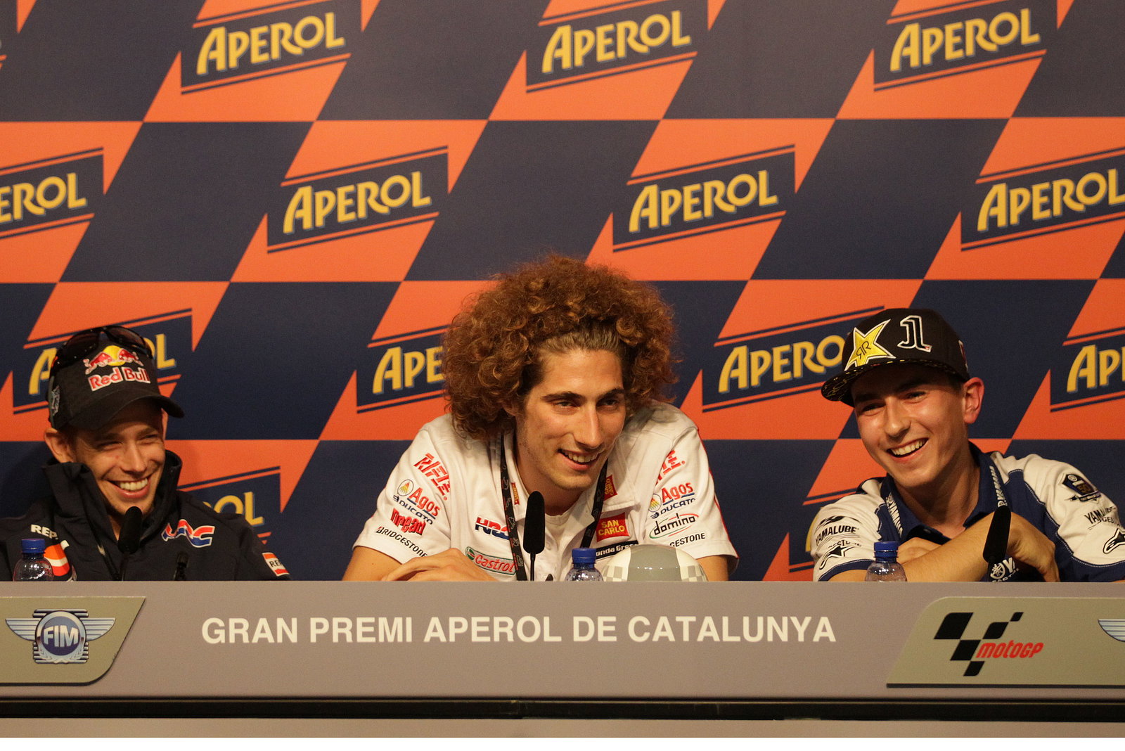 Stoner, Simoncelli, Lorenzo, Catalunya MotoGP 2011