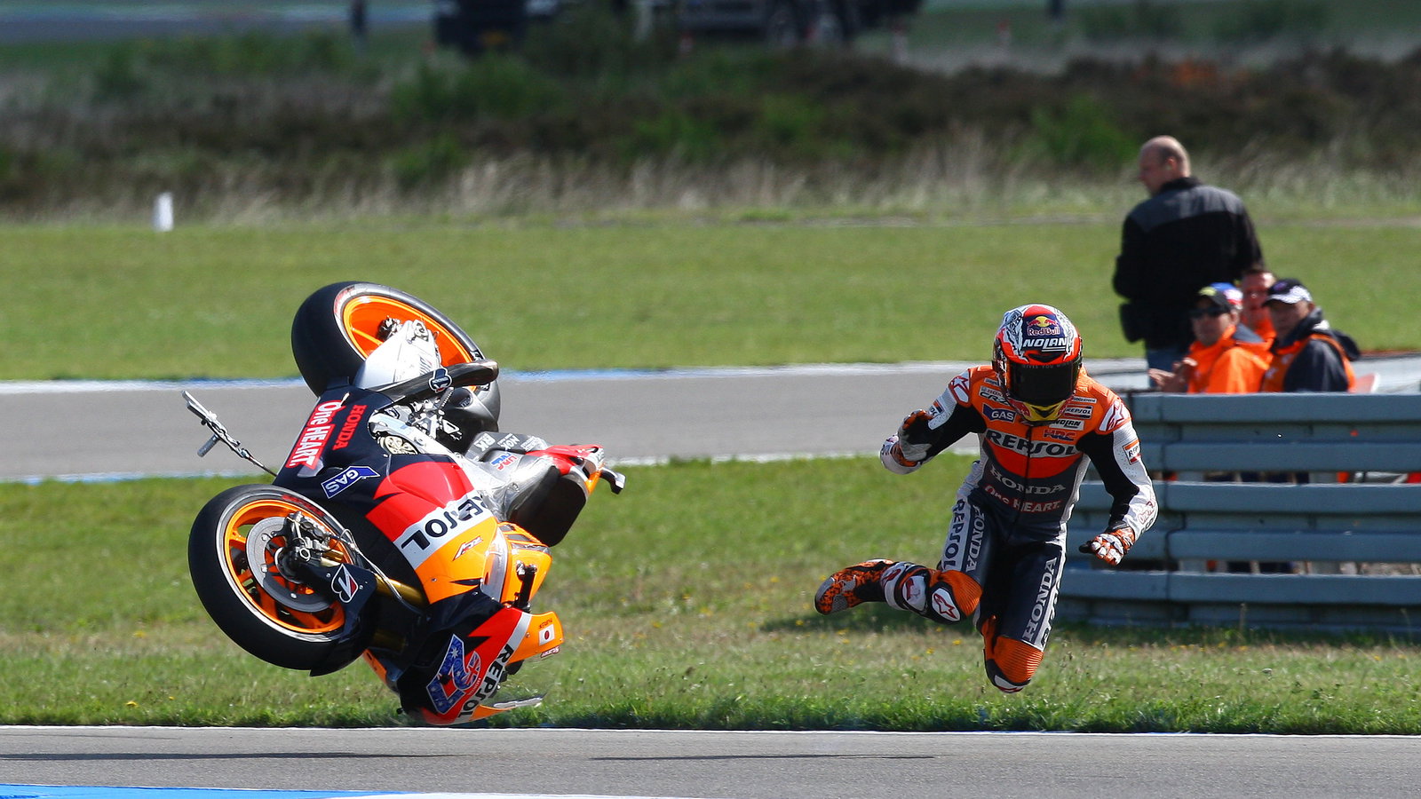 Stoner crash, Dutch MotoGP 2011