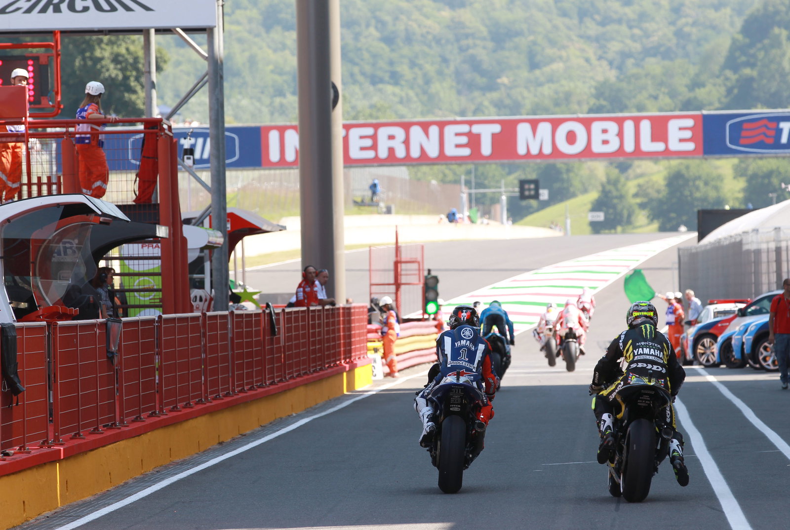 Lorenzo and Crutchlow, Italian MotoGP 2011