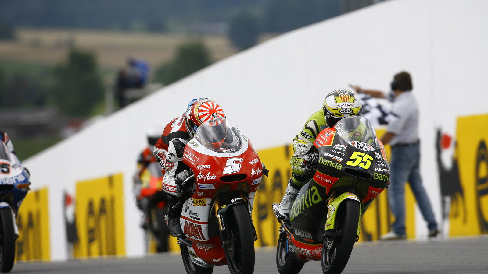 Zarco and Faubel, 125 race, German MotoGP 2011