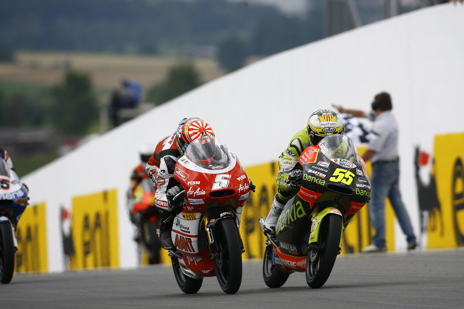 Zarco and Faubel, 125 race, German MotoGP 2011