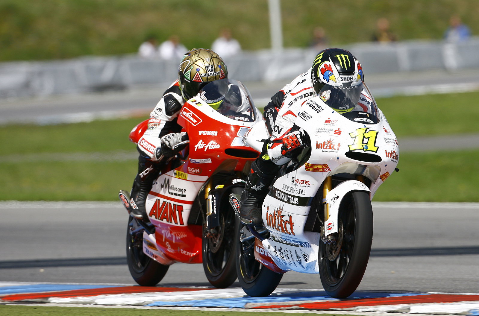 Cortese and Zarco, 125 race, Czech MotoGP 2011