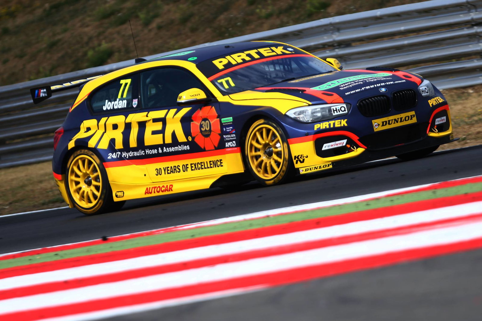 BTCC Knockhill: Jordan leads the way after FP2