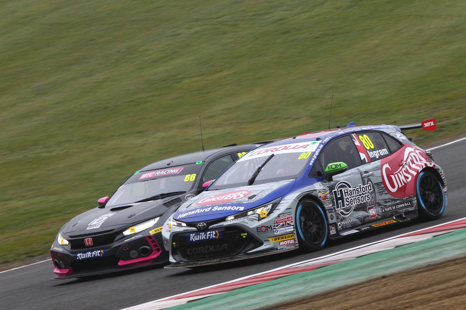 BTCC Donington Park: Ingram claims historic race three win with Toyota