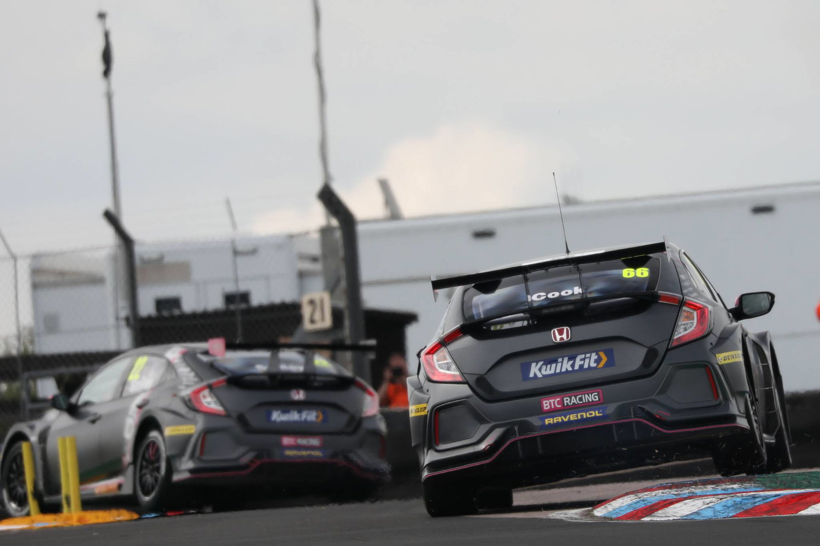 BTCC Thruxton: Cook clinches race three win at Thruxton