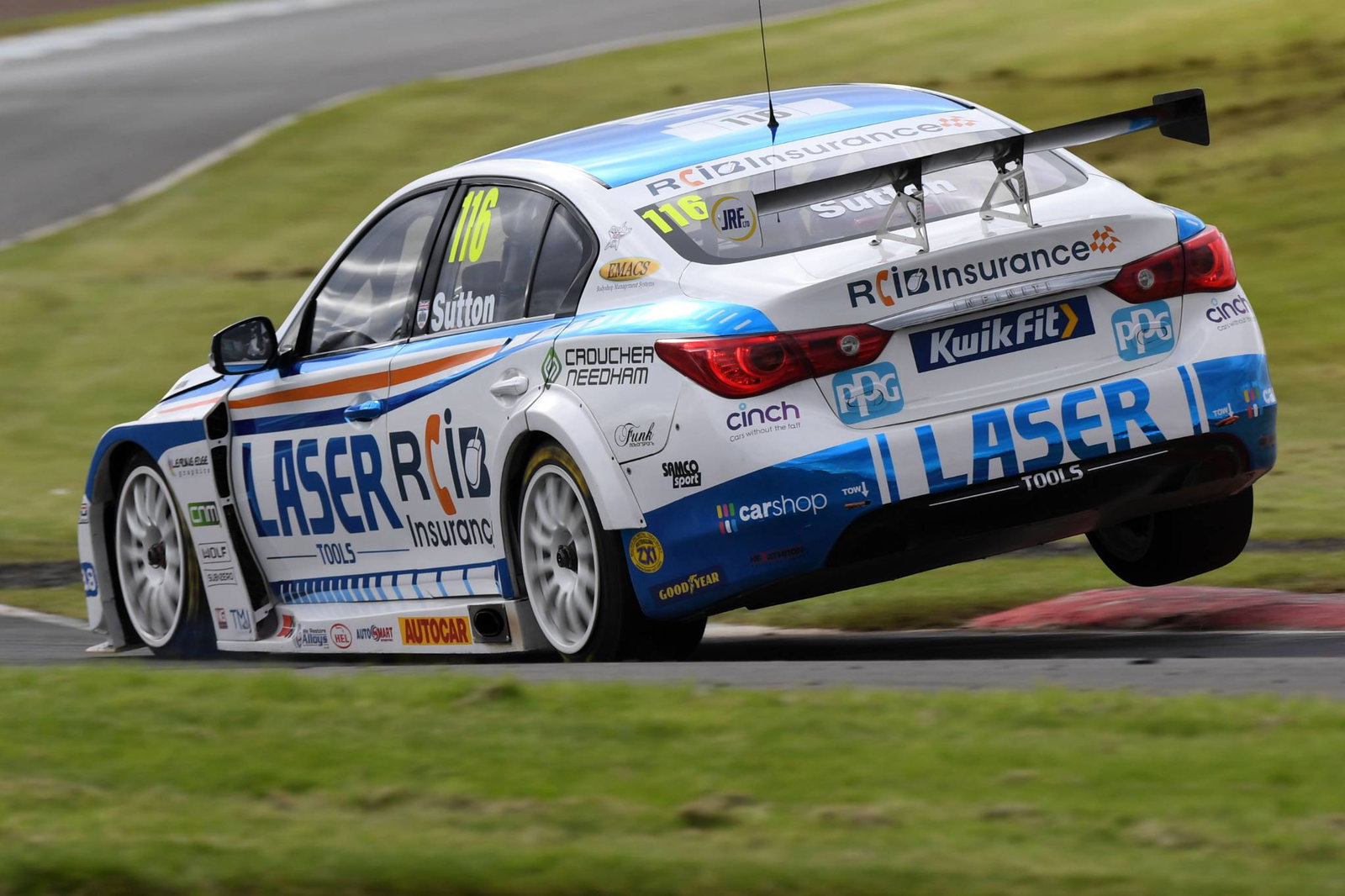 BTCC Knockhill: Sutton doubles up with race two victory