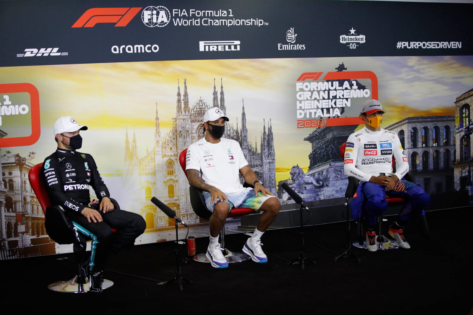 Mercedes berpesta di GP Italia meski F1 melarang 'mode kualifikasi'