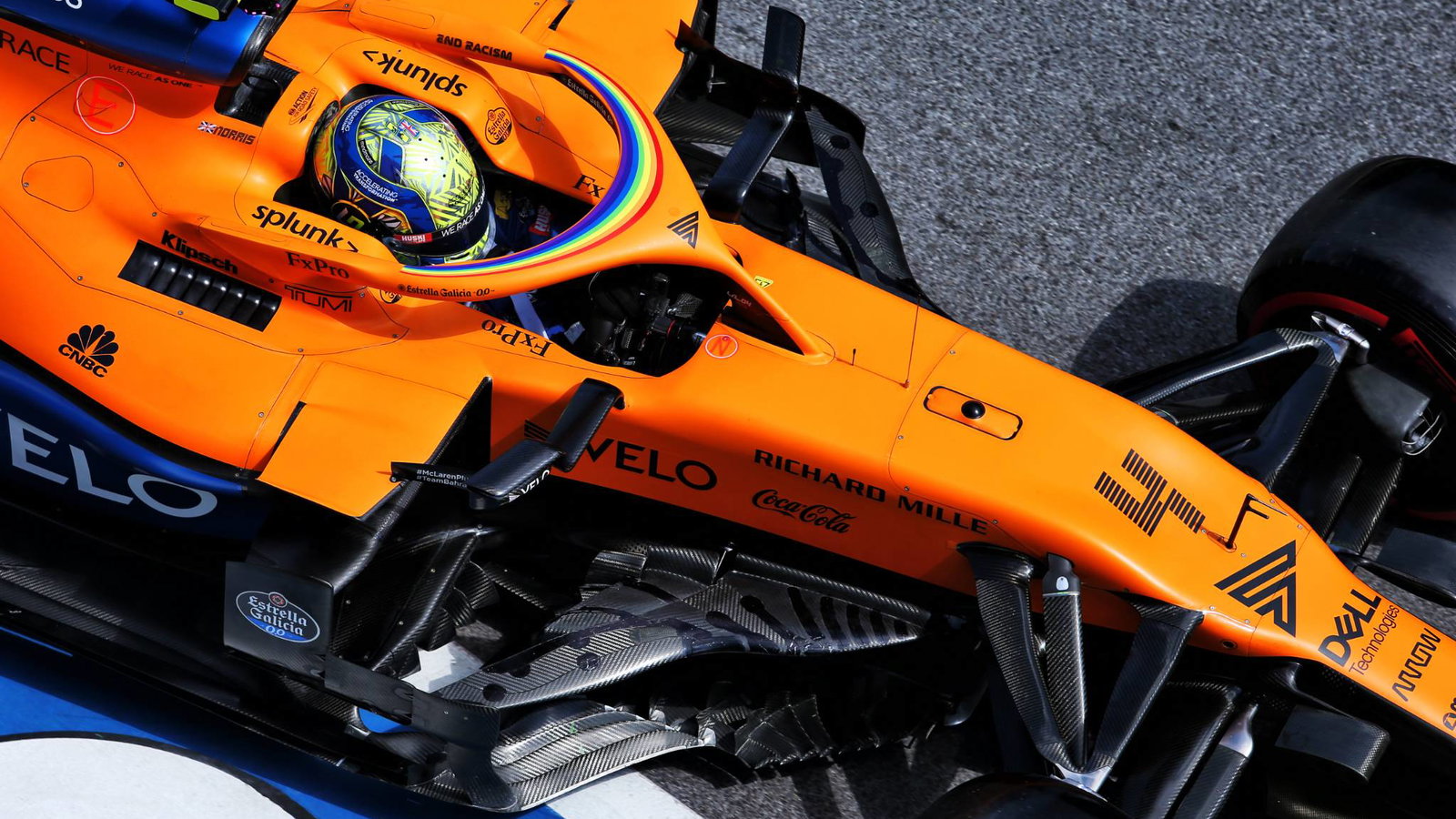 Norris trailed team-mate Sainz by 47 points in 2019.