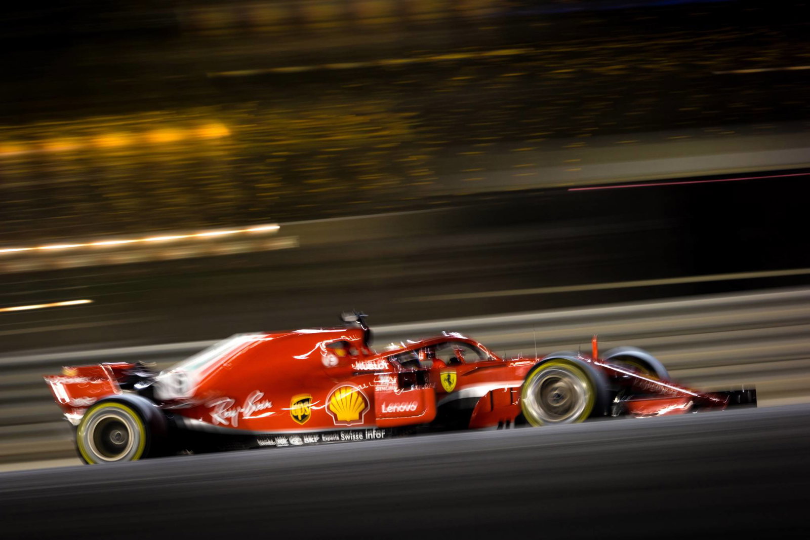 F1: Sebastian Vettel leads Ferrari front row lockout in Bahrain