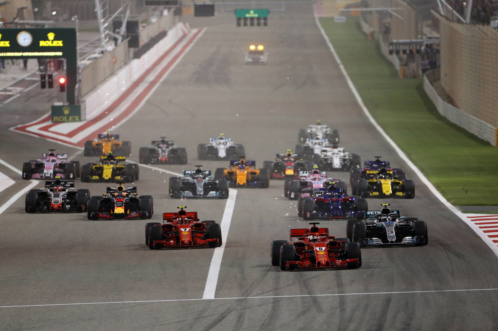 Sergio Marchionne urges Ferrari to keep concentration after Bahrain GP win