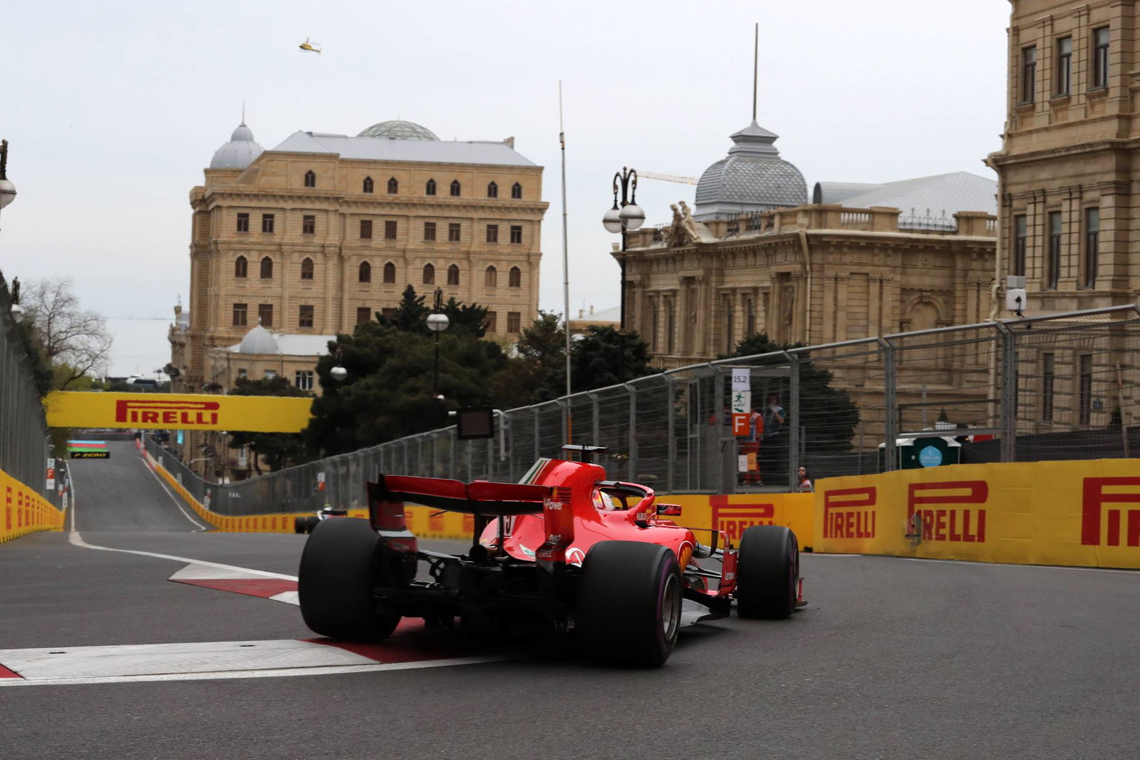 Sebastian Vettel takes Azerbaijan F1 pole as late mistake costs Raikkonen 