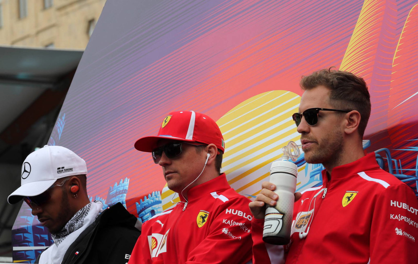 Late drama hands Lewis Hamilton Azerbaijan F1 victory as Red Bulls collide