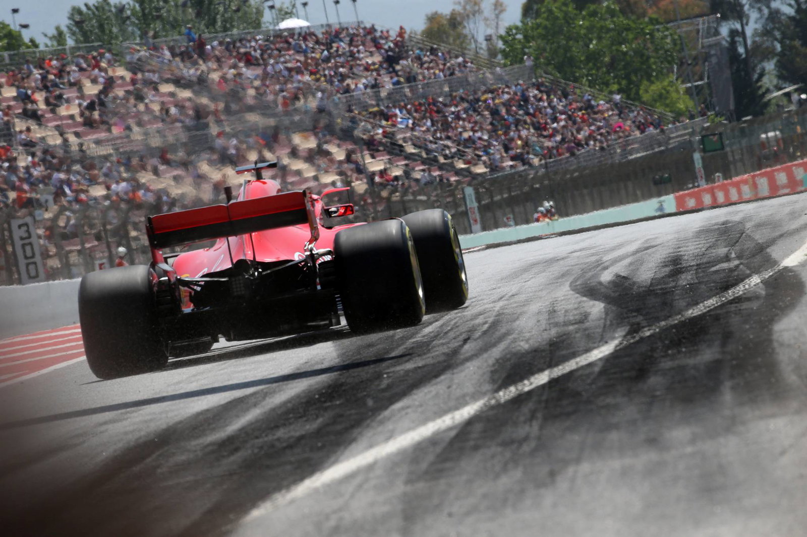 Max Verstappen survives scrape for first podium of 2018