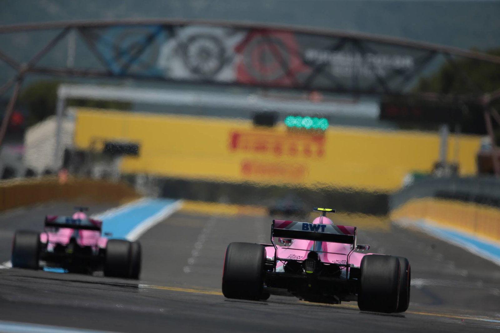 Lewis Hamilton pulls clear for Mercedes in second French GP practice