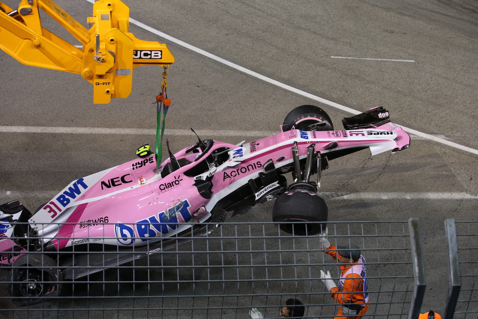 Force India to reinstate F1 team orders after Perez, Ocon clash